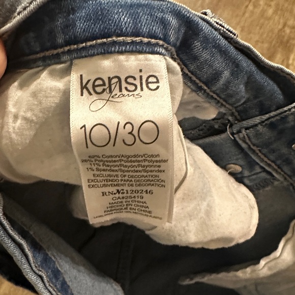 Kensie Blue Denim Skirt - Picture 2 of 5